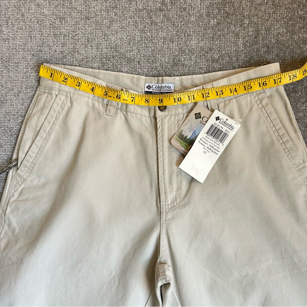 NWT Columbia Sportswear Active Women’s Outdoor Khaki Pants, Size 16. - Picture 11 of 13